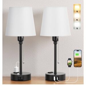New in box Table Lamps with USB Ports